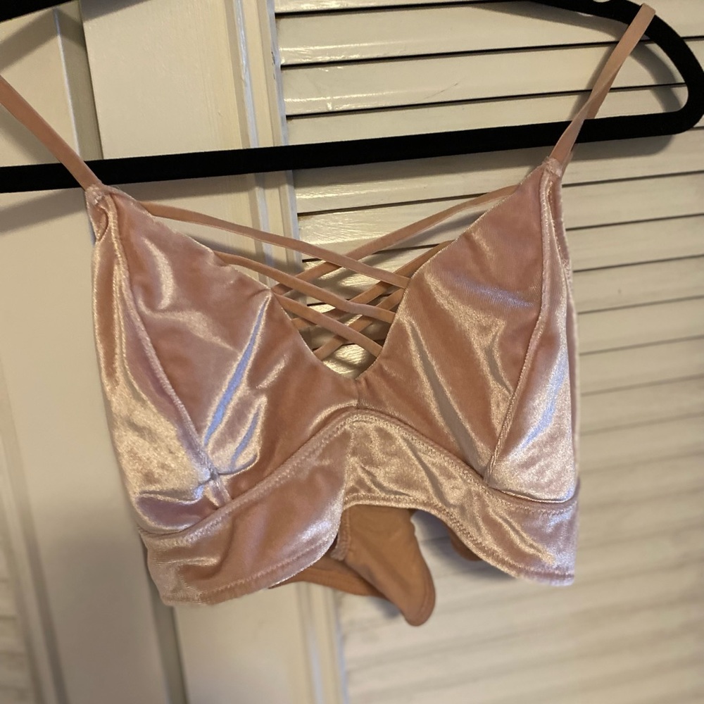 Bralet satin top